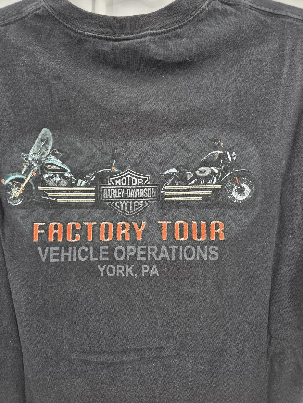 VTG Harley Davidson Factory Tour Vehicle Operations Tshirt York Pennsylvania 2XL - Picture 4 of 10